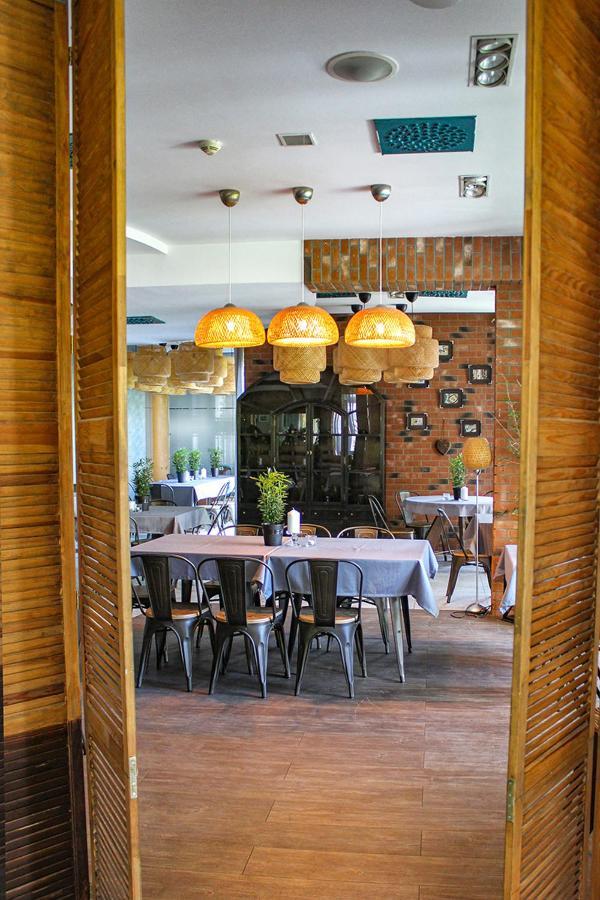 Willa Port Острода Екстериор снимка Restaurant in the hotel