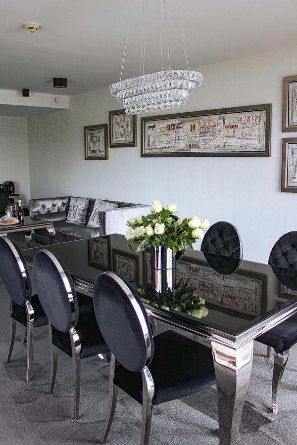 Willa Port Острода Екстериор снимка Dining room